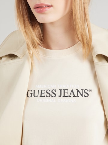 GUESS JEANS Μπλουζάκι σε καφέ