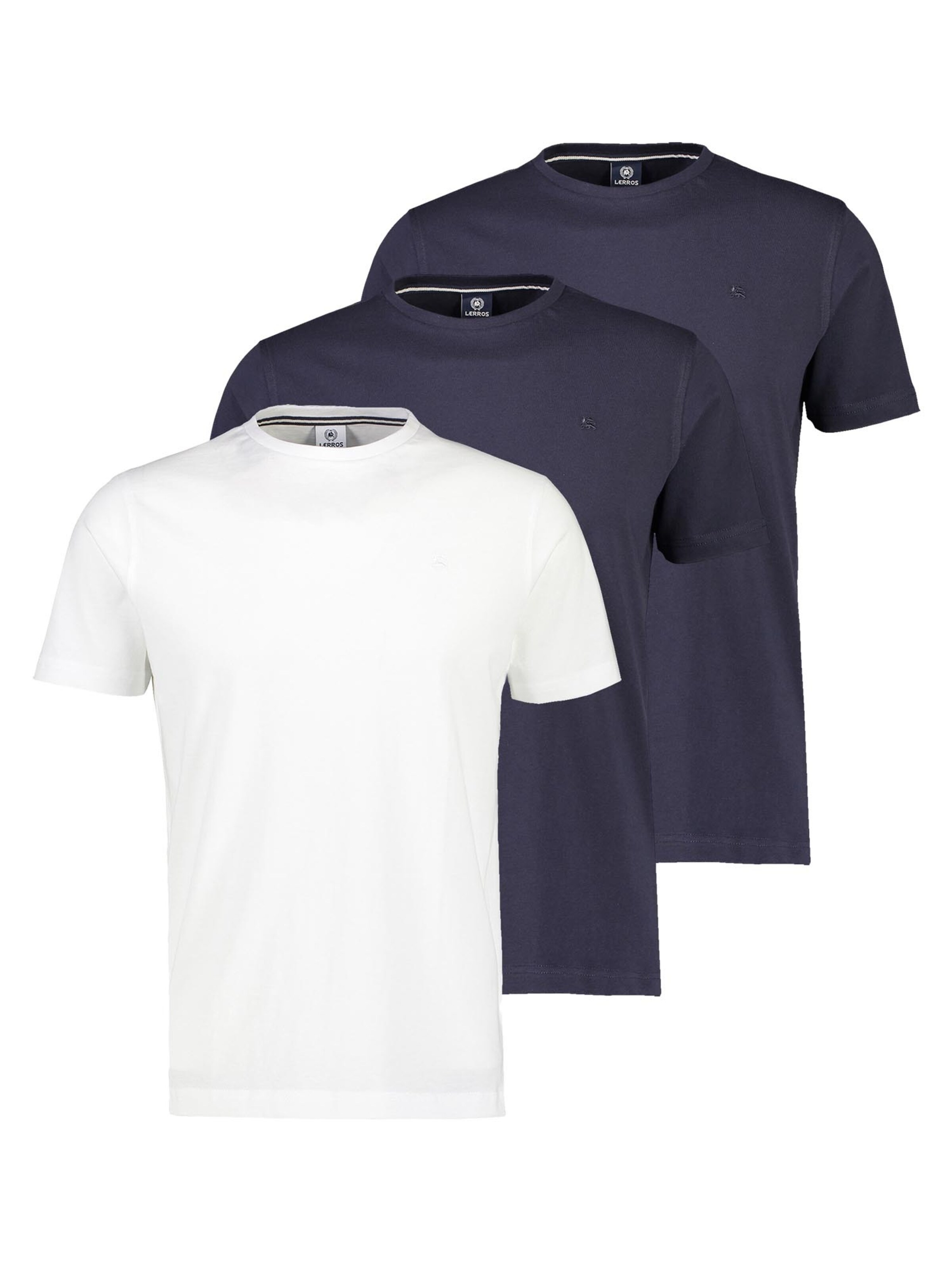 LERROS Shirt 'Basic'‌‌‌‌‌‌‌‌ in Blau: Vorderseite