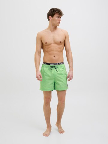 JACK & JONES Board Shorts 'JPSTMaui' in Green