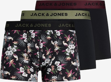 juoda JACK & JONES Boxer trumpikės 'JACFlower': priekis
