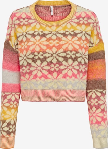 ONLY Sweter 'Runi' w kolorze różowy: przód