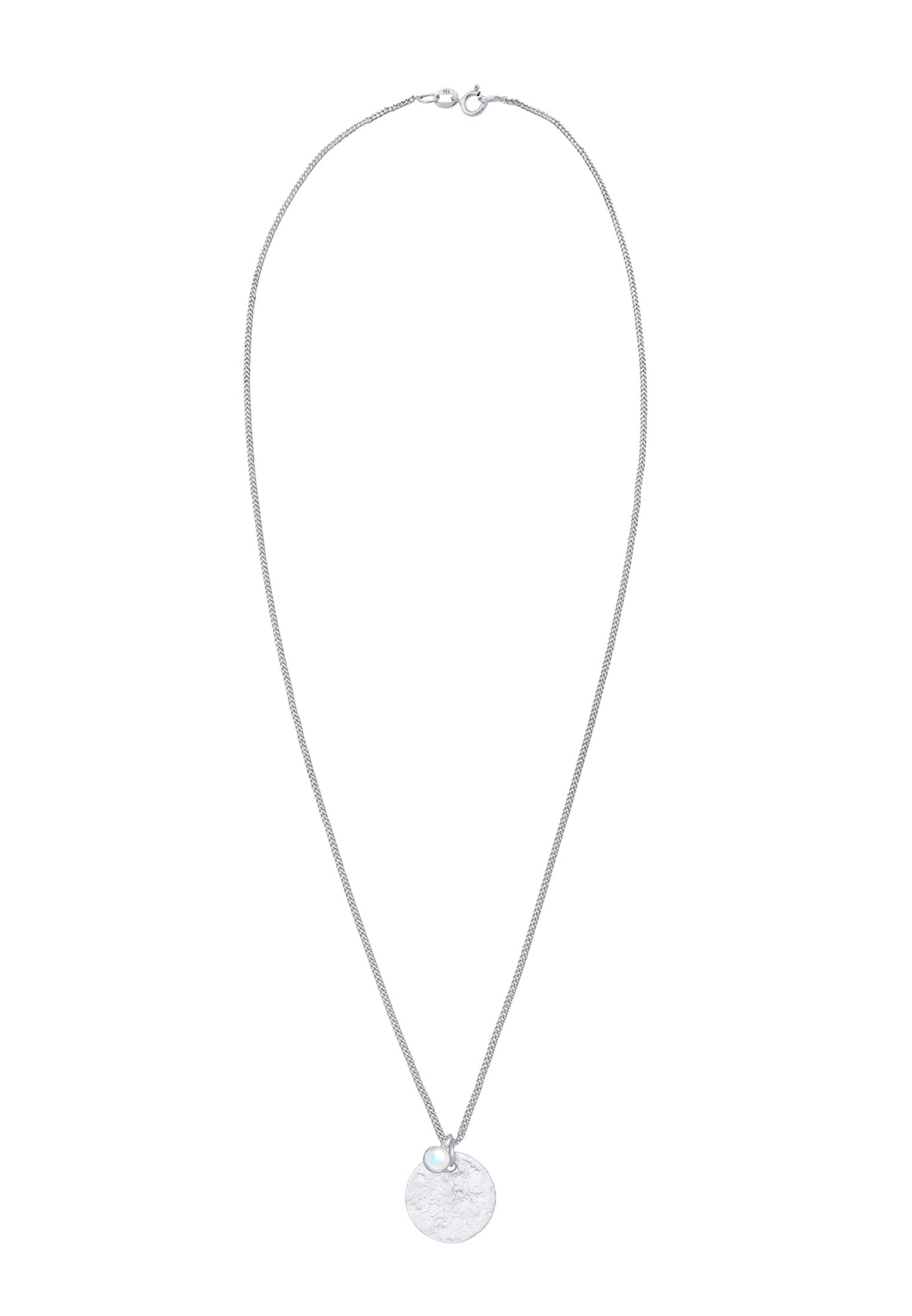 ELLI Ketting 'Multipendants' in Zilver: voorkant