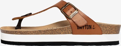 Bayton Natikače s potpeticom 'Asturias' u smeđa / crna / bijela, Pregled proizvoda