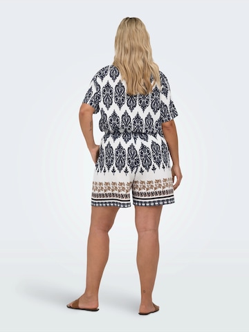 balta ONLY Carmakoma Standartinis Kelnės 'CARHAVANA'