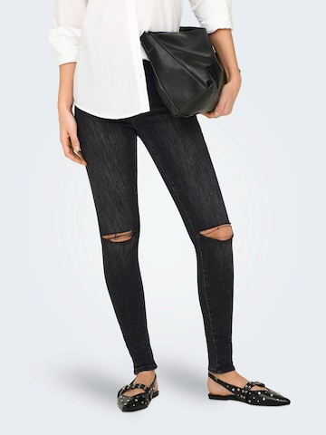 Skinny Jean 'ONLPOWER' ONLY en noir : devant