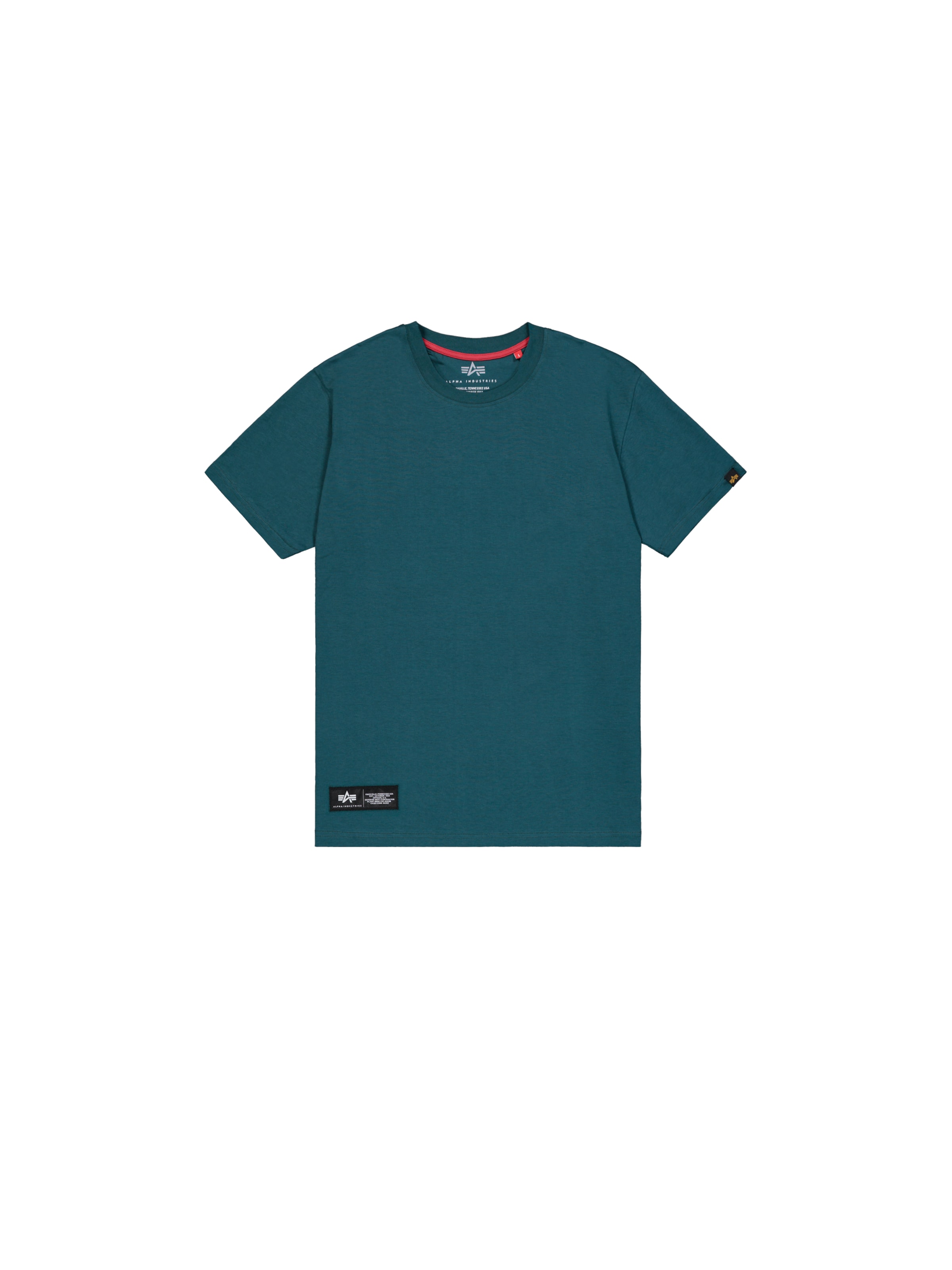 Maglietta di ALPHA INDUSTRIES in verde: frontale