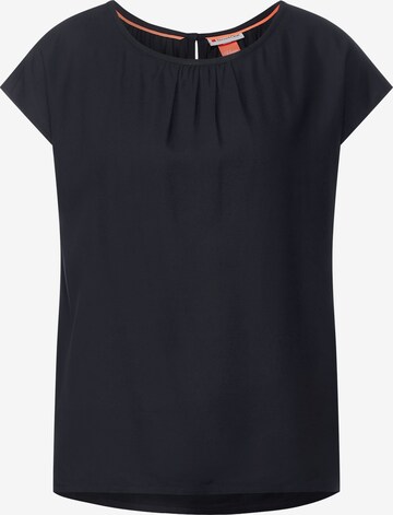 STREET ONE Blouse in Blauw: voorkant