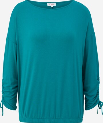 s.Oliver Shirt in Blauw: voorkant