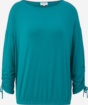 s.Oliver Shirt in Blauw: voorkant