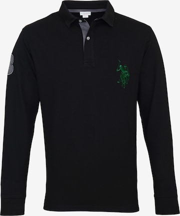 T-Shirt U.S. POLO ASSN. en noir : devant