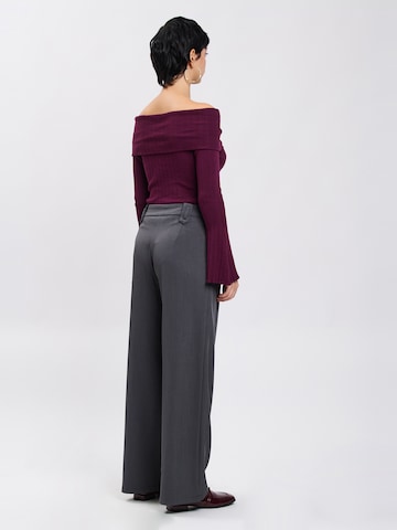 Loosefit Pantalon à pince Influencer en noir