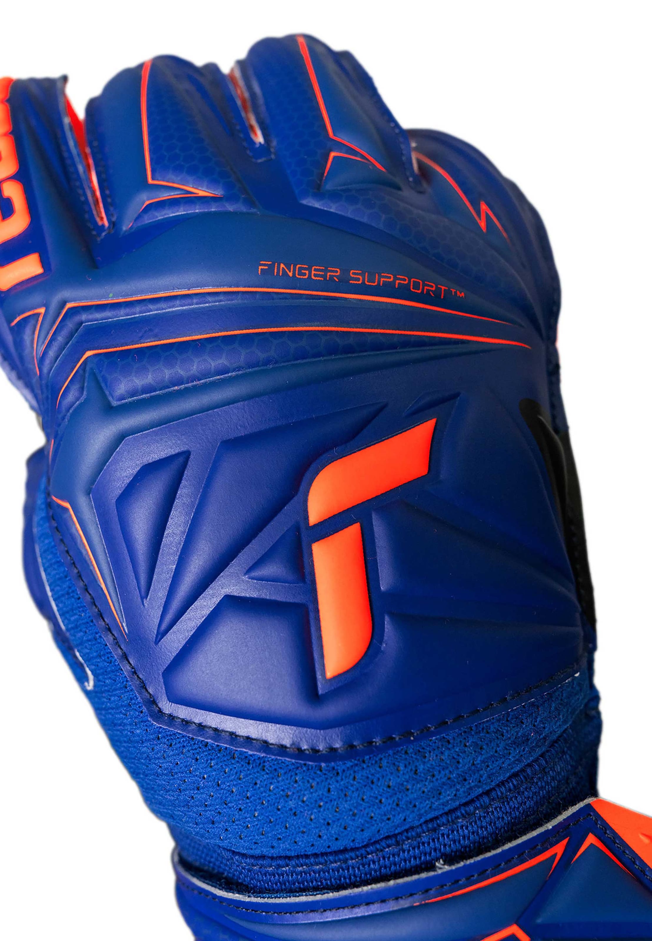 REUSCH Sporthandschoenen 'Attrakt Infinity Finger Support' in Blauw