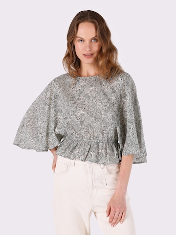 Colin's Blouse in Groen: voorkant