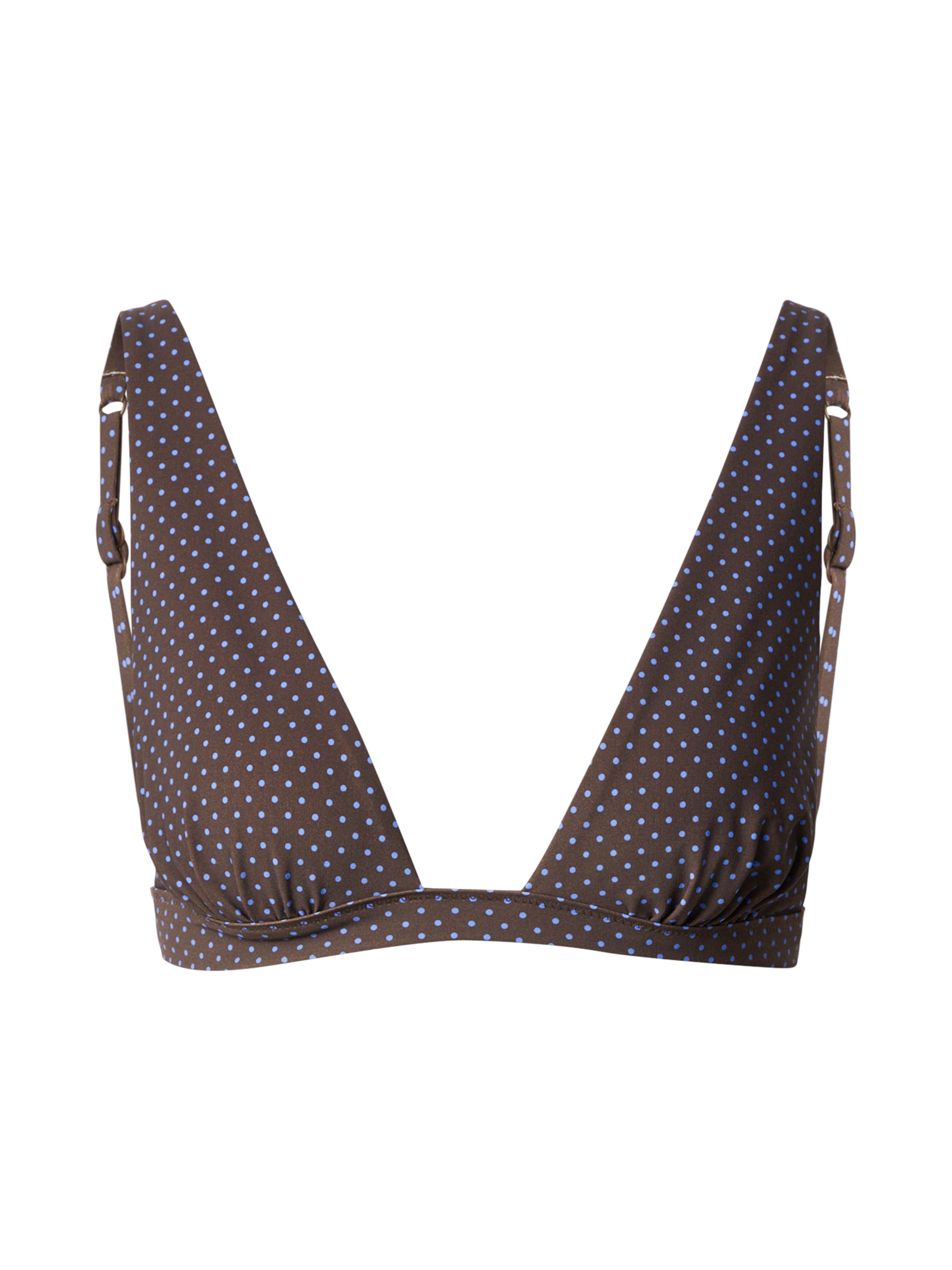 Triangle Hauts de bikini & Other Stories en marron : devant