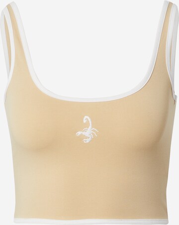 VIERVIER Top 'Bella' in Beige: front