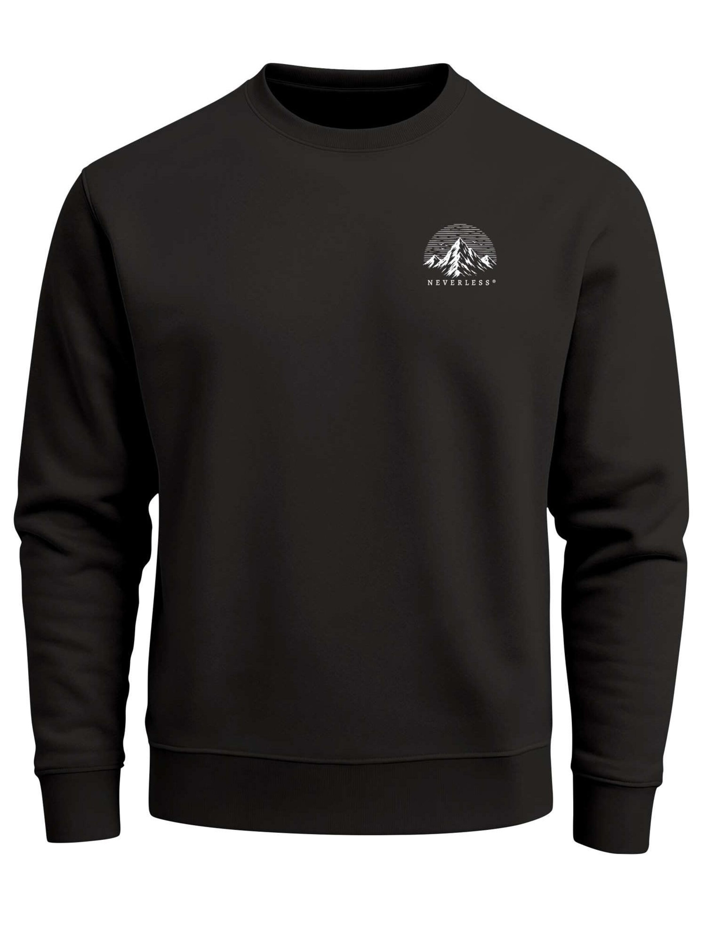 Neverless Sweatshirt 'Into the Unknown' in Black