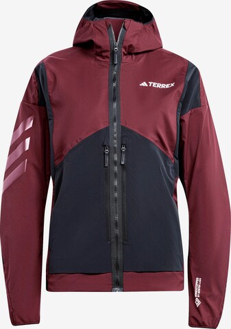 ADIDAS TERREX Outdoor Jacket 'TECHROCK' in Red: front