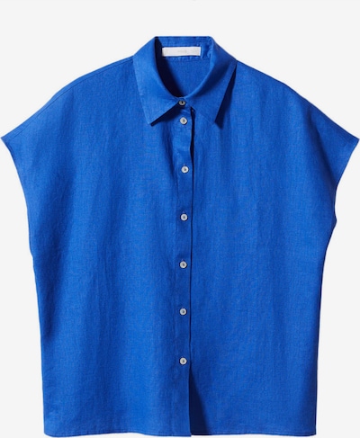 MANGO Blouse in de kleur Royal blue/koningsblauw, Productweergave