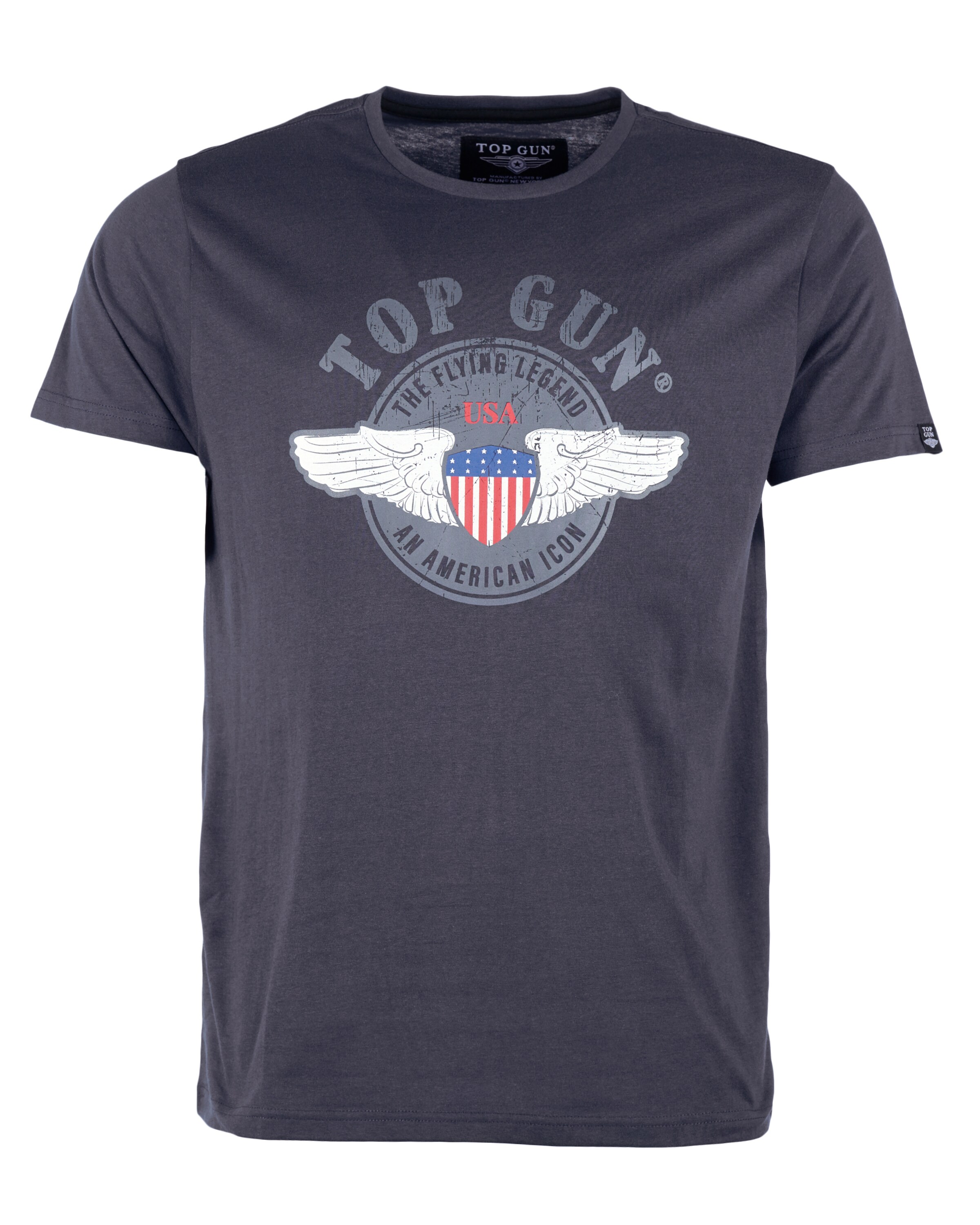 TOP GUN Shirt 'TG20213023' in Blauw: voorkant