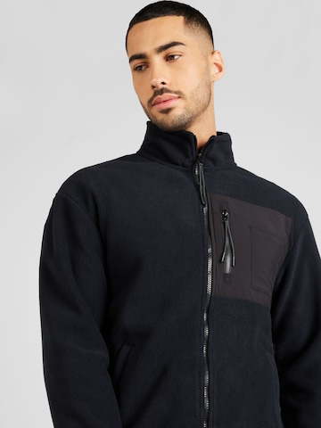 BLEND Fleece Jacket in Black