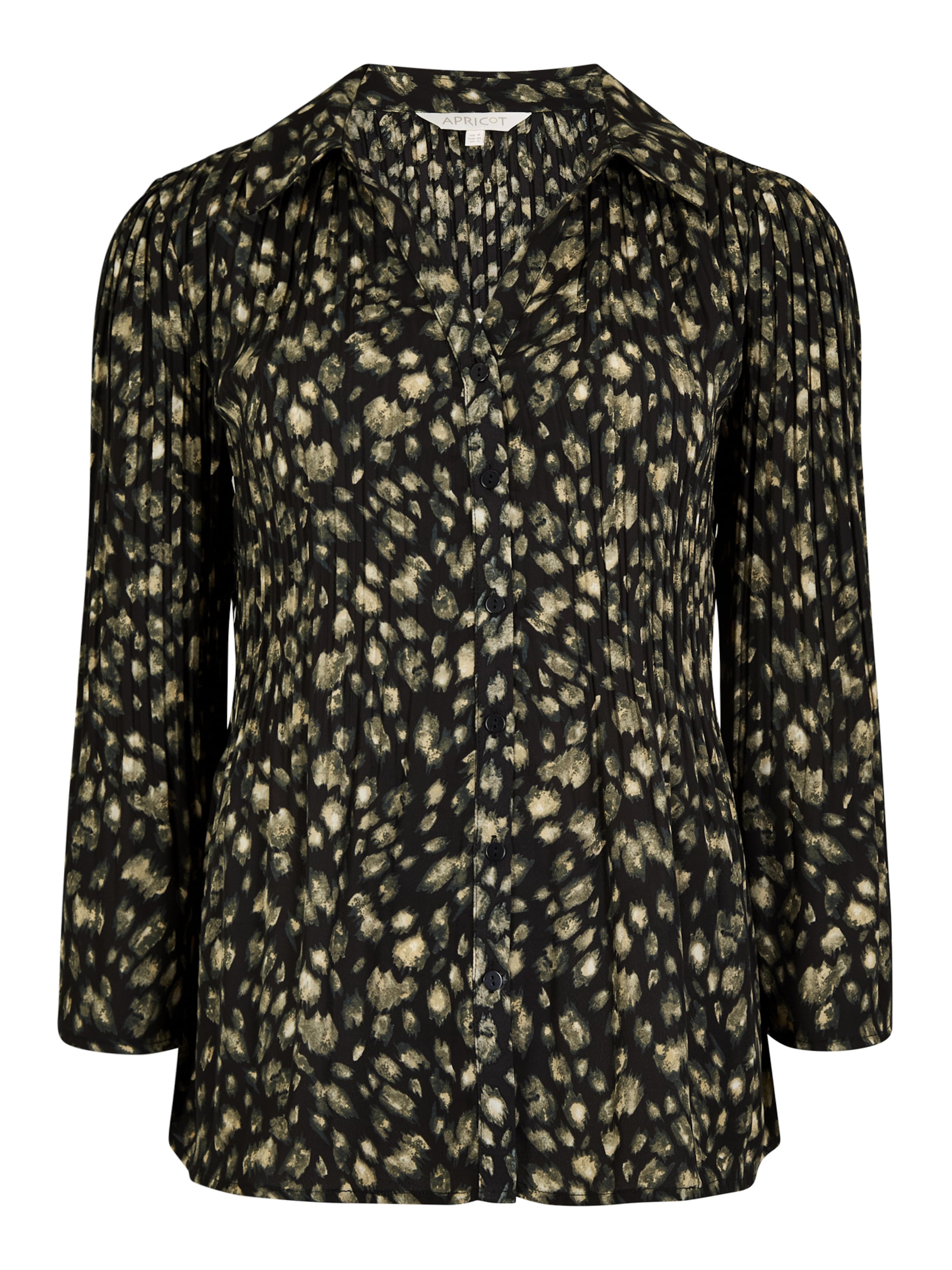 Chemisier Apricot en noir : devant