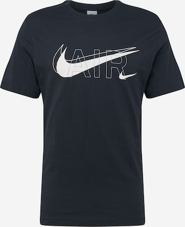 Nike Sportswear Тениска в черно: отпред