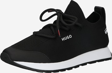 HUGO Red Sneakers 'Icelin' in Black: front