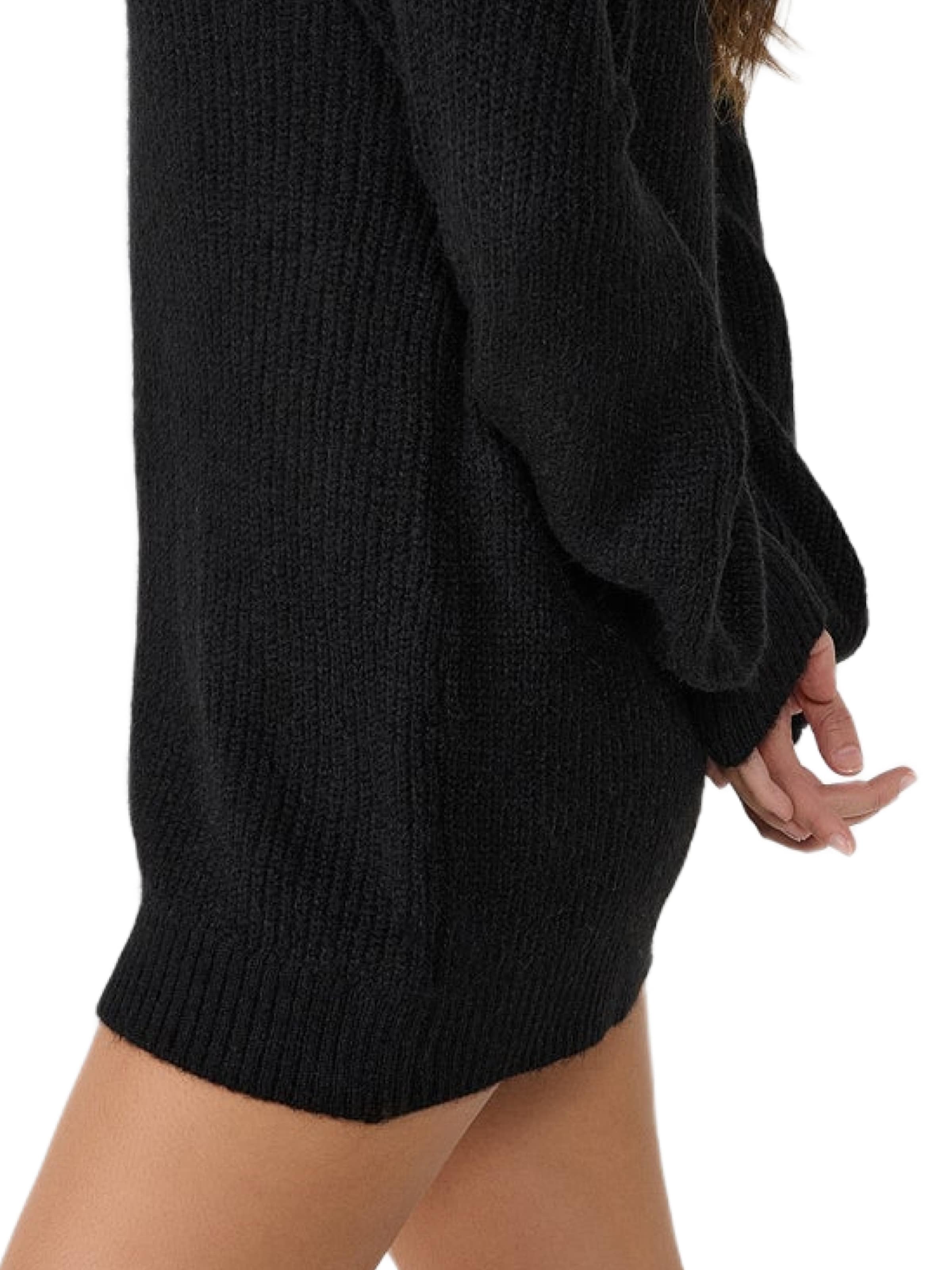 No Matter What Strickkleid in Schwarz