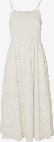 Robe SELECTED FEMME en blanc : devant