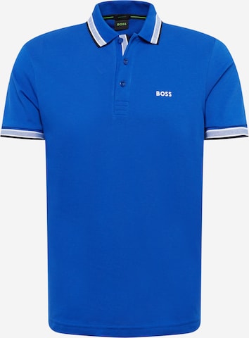 BOSS Green - Camisa 'Paddy' em azul: frente