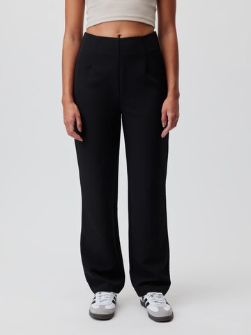 Regular Pantaloni 'Laurentia' de la LeGer by Lena Gercke pe negru: față