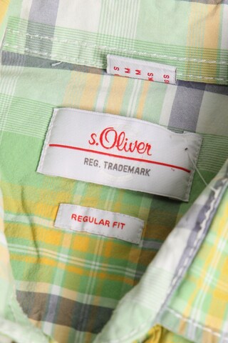 s.Oliver Button Up Shirt in S in Green