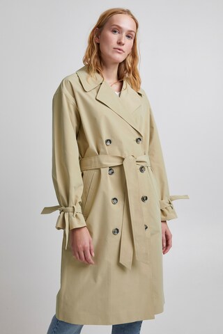 b.young - Abrigo de entretiempo 'CASANDRA' en beige: frente