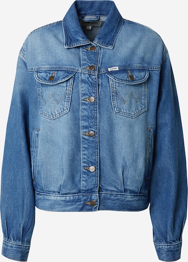 Demisezoninė striukė 'JUMBO TRUCKER JACKET' iš WRANGLER, spalva – tamsiai (džinso) mėlyna, Prekių apžvalga