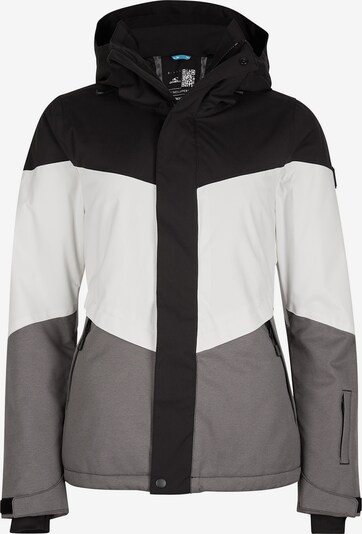 O'NEILL Veste outdoor en pierre / noir / blanc cassé, Vue avec produit