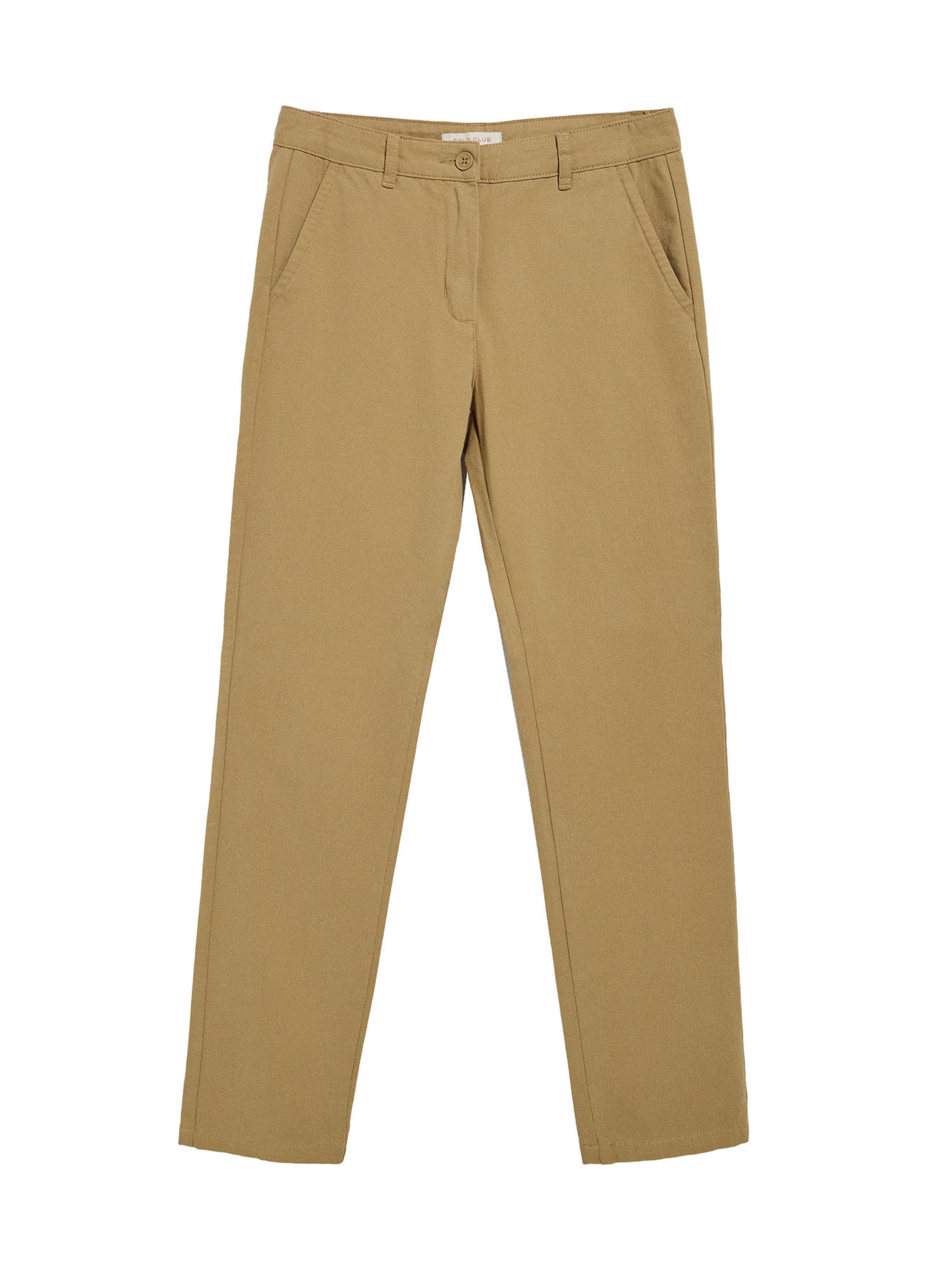 Polo Club Slimfit Chinohose 'May  ' in Braun: Vorderseite