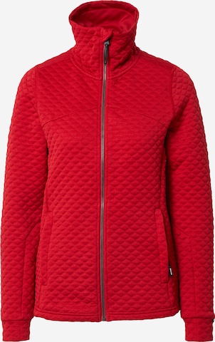 KILLTEC Fleece jacket in Red: front
