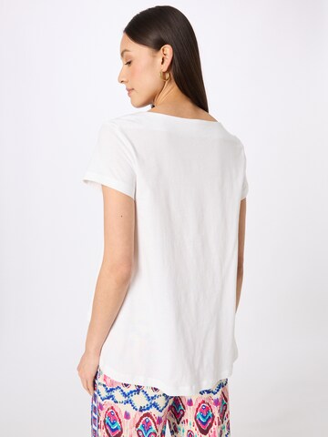 Sisley T-Shirt in Weiß