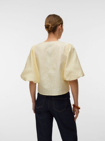 Camicia da donna 'VMLaia' di VERO MODA in giallo