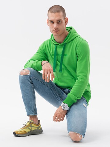 Sweat-shirt 'B1351' Ombre en vert