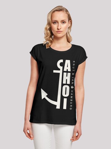 T-shirt F4NT4STIC en noir : devant