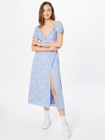Love Triangle Shirt Dress 'CHELSEA' in Blue: front