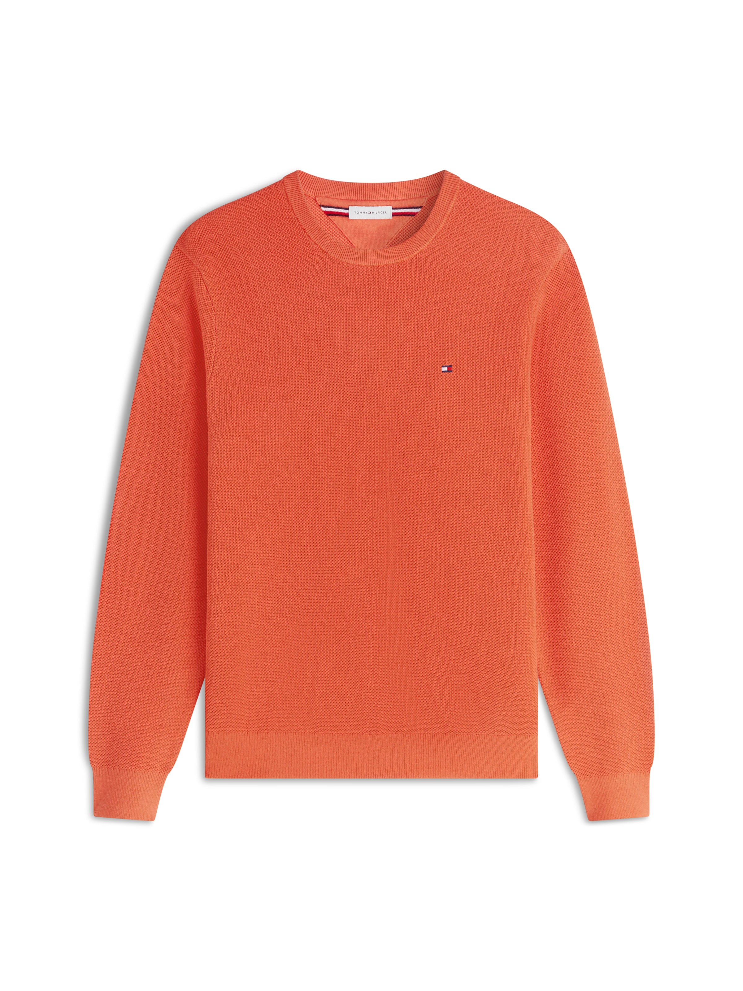 Pull-over 'ESSENTIAL' TOMMY HILFIGER en orange : devant