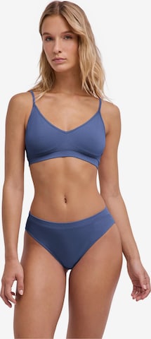 FALKE BH 'Seamless' in Blau: Vorderseite