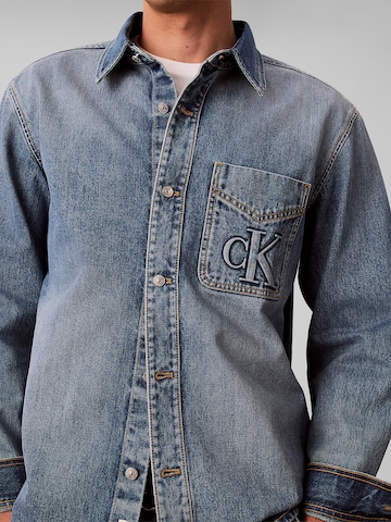 Veste mi-saison Calvin Klein Jeans en bleu