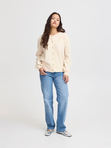 ICHI Knit Cardigan 'IHLIYANNA CA' in White