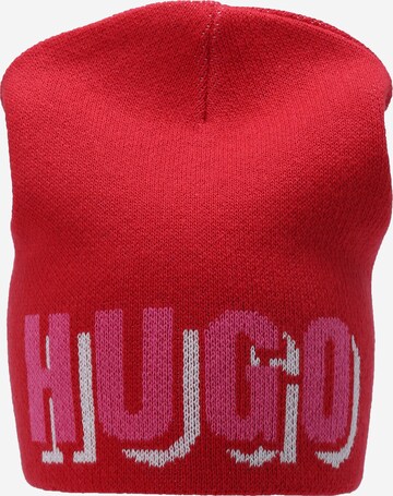 HUGO Red Beanie 'Sjaquy' in Red