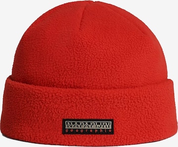 NAPAPIJRI Beanie 'ROCK' in Red: front