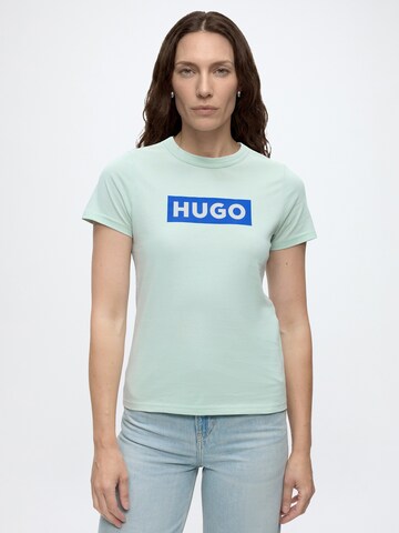 Maglietta 'Classic' di HUGO in verde: frontale