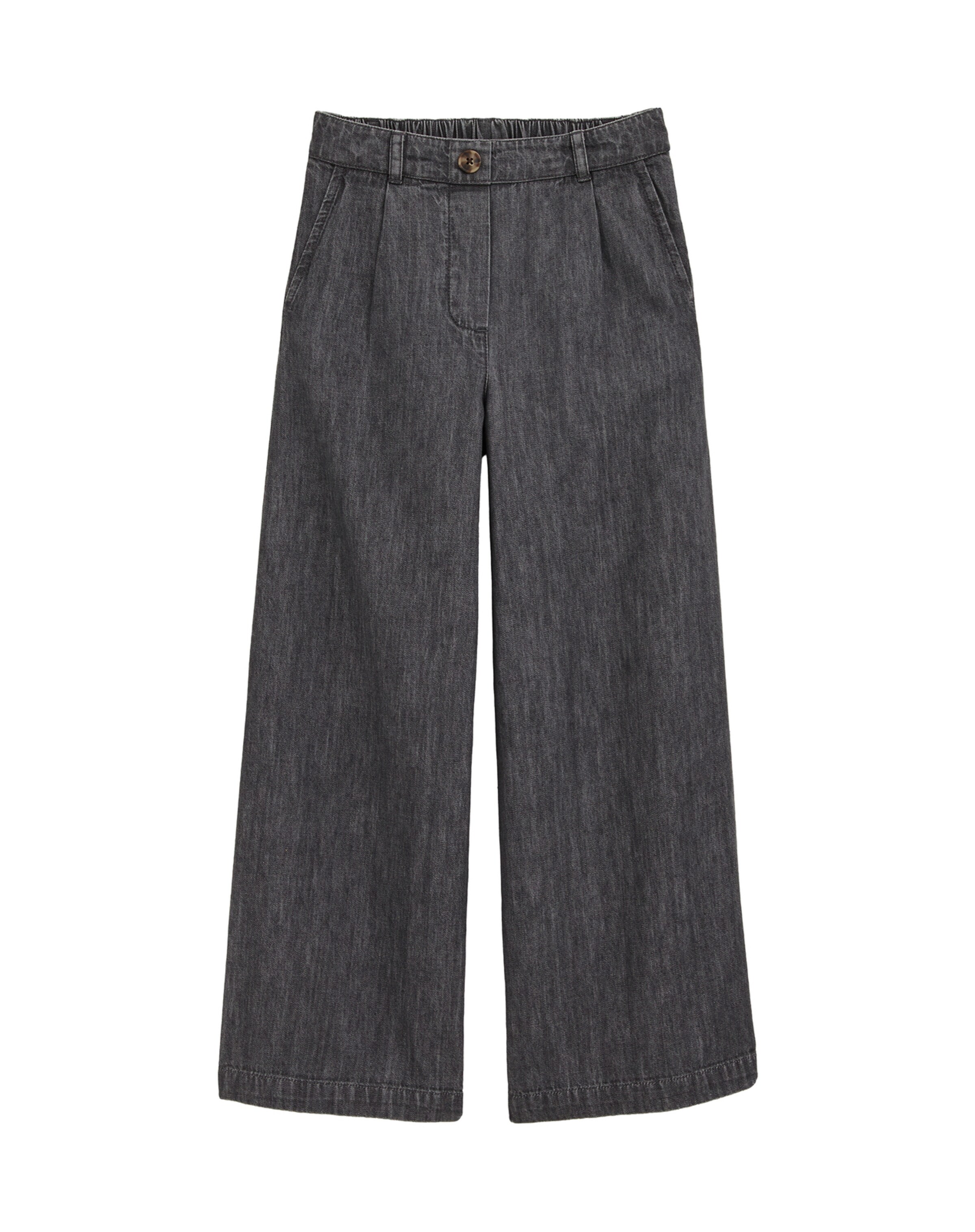 Wide leg Jeans di WE Fashion in grigio: frontale